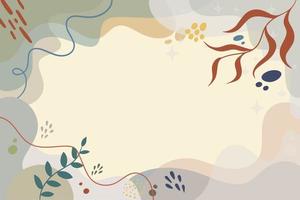 flat background with scandinavian color vector