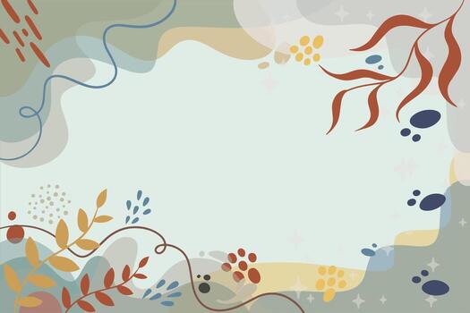 flat background with scandinavian color vector