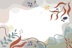 flat background with scandinavian color vector