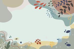 flat background with scandinavian color vector