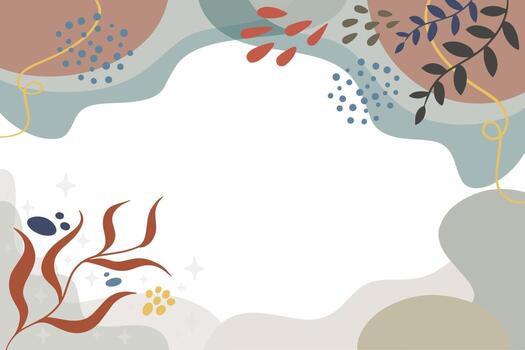 flat background with scandinavian color vector