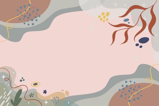 flat background with scandinavian color vector