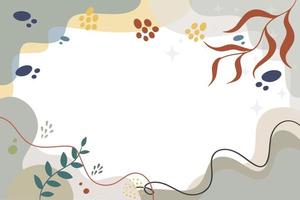 flat background with scandinavian color vector