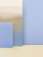 Vector 3D illustration Studio Shot Product Display Background with Abstract Gradient Pastel Colors