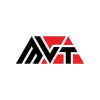 diseño de logotipo de letra triangular mlt con forma de triángulo. monograma de diseño de logotipo de triángulo mlt. plantilla de logotipo de vector de triángulo mlt con color rojo. logotipo triangular mlt logotipo simple, elegante y lujoso. mlt