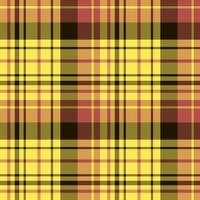 Seamless pattern in fascinating bright yellow, black and red colors for plaid, fabric, textile, clothes, tablecloth and other things. Vector image.