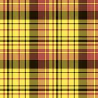 Seamless pattern in fascinating bright yellow, black and red colors for plaid, fabric, textile, clothes, tablecloth and other things. Vector image.