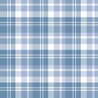 Seamless pattern in fascinating discreet blue and white colors for plaid, fabric, textile, clothes, tablecloth and other things. Vector image.