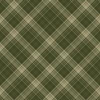 Seamless pattern in fascinating discreet swamp green and beige colors for plaid, fabric, textile, clothes, tablecloth and other things. Vector image. 2