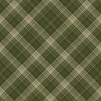 Seamless pattern in fascinating discreet swamp green and beige colors for plaid, fabric, textile, clothes, tablecloth and other things. Vector image. 2