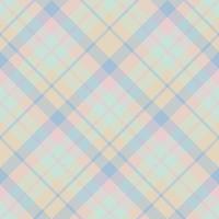 Seamless pattern in fantasy beige, light pink and blue colors for plaid, fabric, textile, clothes, tablecloth and other things. Vector image. 2