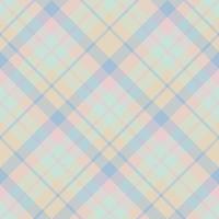 Seamless pattern in fantasy beige, light pink and blue colors for plaid, fabric, textile, clothes, tablecloth and other things. Vector image. 2