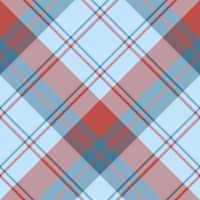 Seamless pattern in fine blue and red colors for plaid, fabric, textile, clothes, tablecloth and other things. Vector image. 2