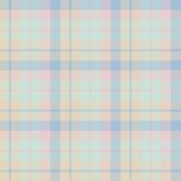 Seamless pattern in fantasy beige, light pink and blue colors for plaid, fabric, textile, clothes, tablecloth and other things. Vector image.