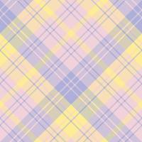 Seamless pattern in fantasy pink, yellow and violet colors for plaid, fabric, textile, clothes, tablecloth and other things. Vector image. 2