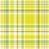 Seamless pattern in fantasy white, yellow and swamp green for plaid, fabric, textile, clothes, tablecloth and other things. Vector image.