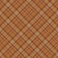 Seamless pattern in fine autumn brown colors for plaid, fabric, textile, clothes, tablecloth and other things. Vector image. 2
