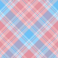 Seamless pattern in fine blue and pink colors for plaid, fabric, textile, clothes, tablecloth and other things. Vector image. 2