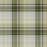 Seamless pattern in fascinating swamp green, gray and beige colors for plaid, fabric, textile, clothes, tablecloth and other things. Vector image.