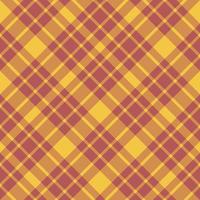 patrón impecable en colores rojo y amarillo de fantasía para tela escocesa, tela, textil, ropa, mantel y otras cosas. imagen vectorial 2 vector