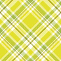 Seamless pattern in fantasy white, yellow and swamp green for plaid, fabric, textile, clothes, tablecloth and other things. Vector image. 2