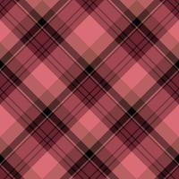 Seamless pattern in fascinating cozy berry red and black for plaid, fabric, textile, clothes, tablecloth and other things. Vector image. 2