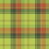 Seamless pattern in fascinating positive christmas red and green colors for plaid, fabric, textile, clothes, tablecloth and other things. Vector image.