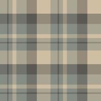 Seamless pattern in fascinating swamp gray and beige colors for plaid, fabric, textile, clothes, tablecloth and other things. Vector image.