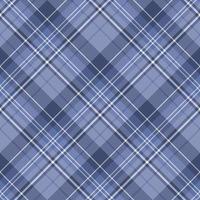 Seamless pattern in fascinating discreet dark blue and white colors for plaid, fabric, textile, clothes, tablecloth and other things. Vector image. 2