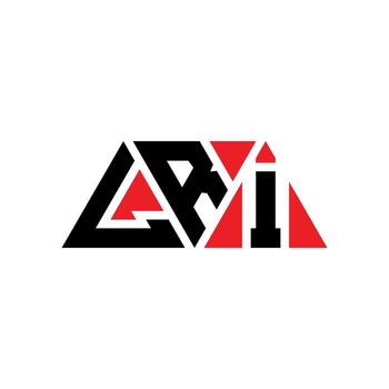 Diseño de logotipo de letra triangular lri con forma de triángulo. monograma de diseño de logotipo de triángulo lri. plantilla de logotipo de vector de triángulo lri con color rojo. logotipo triangular lri logotipo simple, elegante y lujoso. lri