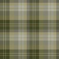 Seamless pattern in exquisite swamp green and gray colors for plaid, fabric, textile, clothes, tablecloth and other things. Vector image.