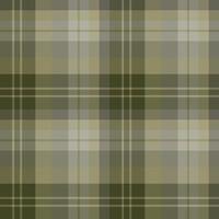 Seamless pattern in exquisite swamp green and gray colors for plaid, fabric, textile, clothes, tablecloth and other things. Vector image.