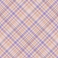 Seamless pattern in fantasy light pink, purple and beige colors for plaid, fabric, textile, clothes, tablecloth and other things. Vector image. 2