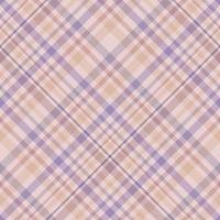 Seamless pattern in fantasy light pink, purple and beige colors for plaid, fabric, textile, clothes, tablecloth and other things. Vector image. 2