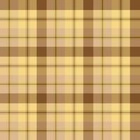 Seamless pattern in fine autumn brown and yellow colors for plaid, fabric, textile, clothes, tablecloth and other things. Vector image.