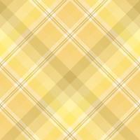 Seamless pattern in fine cozy light and dark yellow colors for plaid, fabric, textile, clothes, tablecloth and other things. Vector image. 2