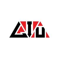 LIU triangle letter logo design with triangle shape. LIU triangle logo design monogram. LIU triangle vector logo template with red color. LIU triangular logo Simple, Elegant, and Luxurious Logo. LIU