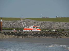 the island Nordstrand in the north sea photo