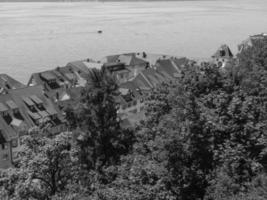 the city of Meersburg at the lake constance photo