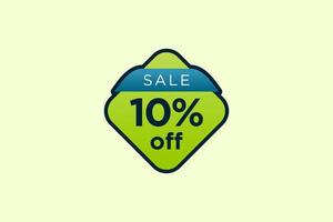 10 discount, Sales Vector badges for Labels, , Stickers, Banners, Tags, Web Stickers, New offer. Discount origami sign banner.