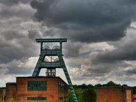 antigua mina de carbón en el ruhr alemán aerea foto