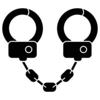 Handcuffs Which Can Easily Modify Or Edit vector