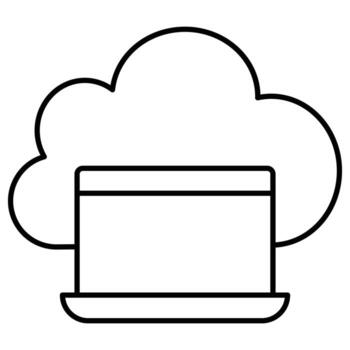 computación en la nube que puede modificar o editar fácilmente vector