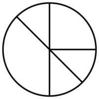 Pie Chart Which Can Easily Modify Or Edit vector