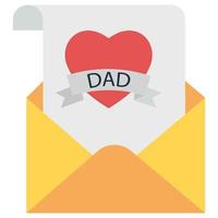 Father day mail  Which Can Easily Modify Or Edit vector