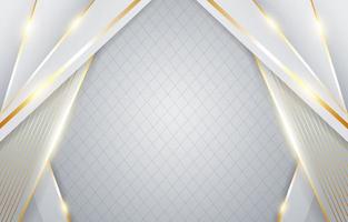 Abstract Luxury Background with White and Gold vector