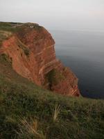 isla de helgoland en el mar del norte foto