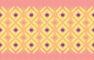 Ethnic abstract pink. Seamless geometric pattern in tribal, folk embroidery, and Mexican style. Aztec geometric art ornament print. Design for carpet, wallpaper, clothing, wrapping, fabric, cover. vector