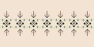 estilo abstracto de tela tradicional. sin costuras en tribal, bordado popular, tela geométrica tribal. impresión de ornamento de arte geométrico azteca. diseño para moqueta, papel pintado, ropa, envoltura, textil, tejido. vector