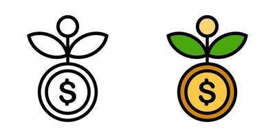 Illustration Vector Graphic of Business, coin, dollar Icon